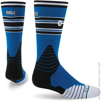  Stance NBA DALLAS MAVERICKS LOGO CREW BASKETBALL SOCKS (M559C5LCMA-BLU-38-42)