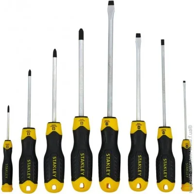     Stanley CushionGrip, 8. (STMT1-74181)   (Slotted),  (Phillips)