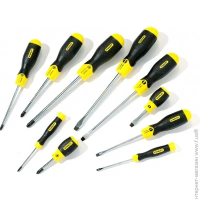     Stanley CushionGrip SL/PH, 10. (2-65-005)   (Slotted),  (Phillips)