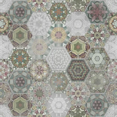 Stargres  Patchworkhexagon Colour 60x60