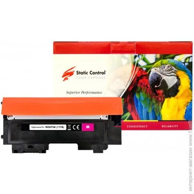  Static Control Parrot   HP W2073A (117A) magenta (002-01-S2073APB)