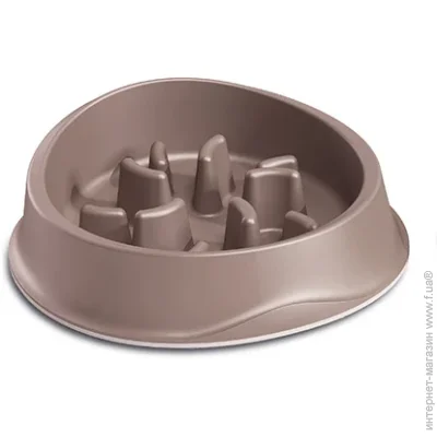 Stefanplast Миска медленное кормление "Chic" 1 л бежевый Stefanplast Миска медленное кормление "Chic" 1 л бежевый