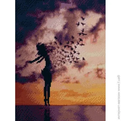 Strateg Алмазная мозаика "Свободная душа" HX070 30х40 см Strateg Алмазная мозаика "Свободная душа" HX070 30х40 см