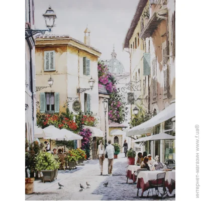 Styler Картина Cafe stroll 60x80 см Styler Картина Cafe stroll 60x80 см