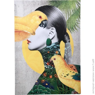 Styler  Parrot girl 70x100  CA-18490