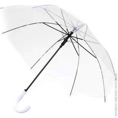 Зонт Susino Зонт-трость Clear полуавтомат прозрачный , женский, мужской , полуавтомат Зонт Susino Зонт-трость Clear полуавтомат прозрачный , женский, мужской , полуавтомат