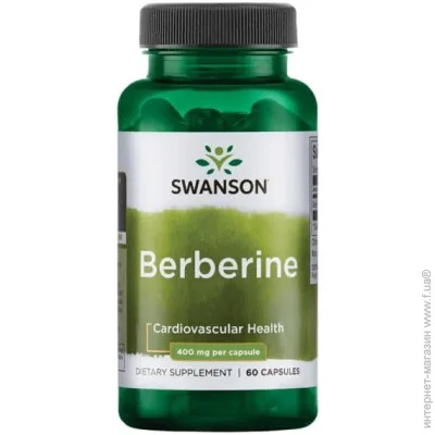   Swanson Berberine 400 mg 60 Caps SWA-11411 (000005212)