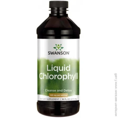   Swanson Liquid Chlorophyll 100 mg 16 fl oz 473 ml /31 servings/ (000016207)