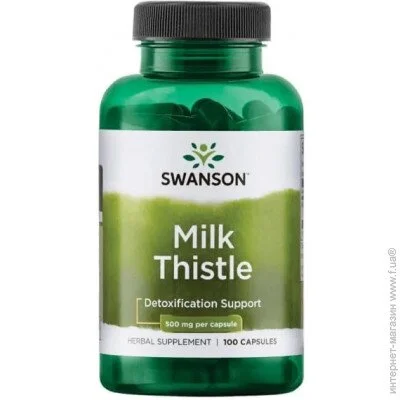   Swanson Milk Thistle 500 mg 100 Caps SWA-01966 (000005252)