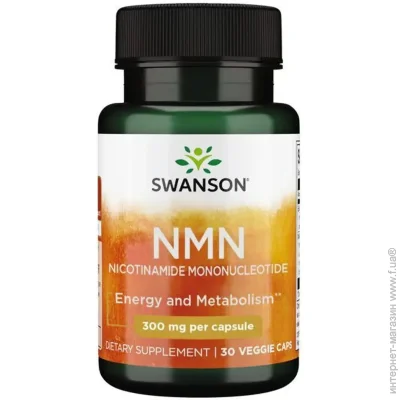   Swanson   NMN Nicotinamide Mononucleotide 300 mg 30 vcaps (1086-2023-10-5713)