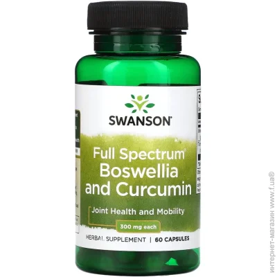     Swanson Boswellia and Curcumin Full Spectrum, 60     (CN16845)
