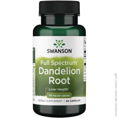     Swanson Full Spectrum Dandelion Root 515 mg 60 Caps (00000040294)