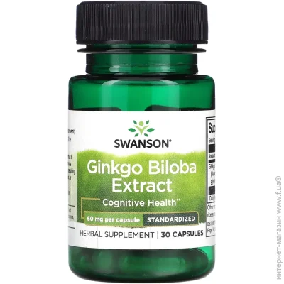     Swanson Ginkgo Biloba Extract 60, 30 