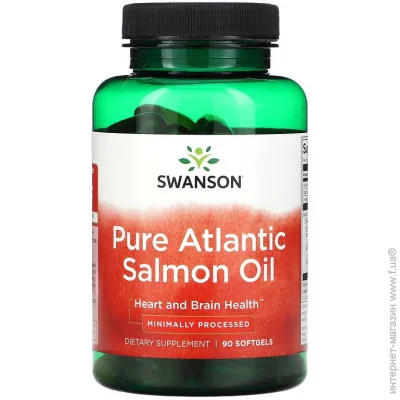      Swanson Pure Atlantic Salmon Oil 90 Softgels (00000040118)