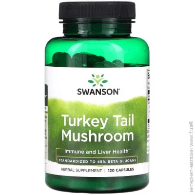   Swanson   Turkey Tail Mushroom 500mg 120 caps (1086-2023-10-2310)