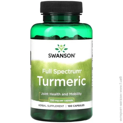  Swanson  Turmeric 720 mg 100 Caps (1086-100-13-9795217-20)
