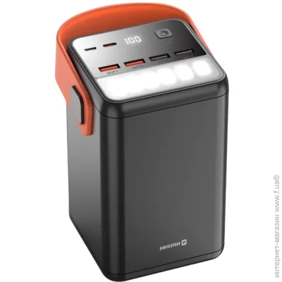  Swissten Power Line 60000mAh 65W black (8595217481299)