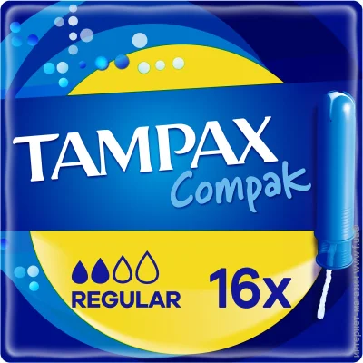 Tampax  Compak Regular   16 .