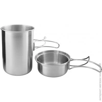  Tatonka Handle Mug 600 Set   (Silver) (TAT 4173.000)