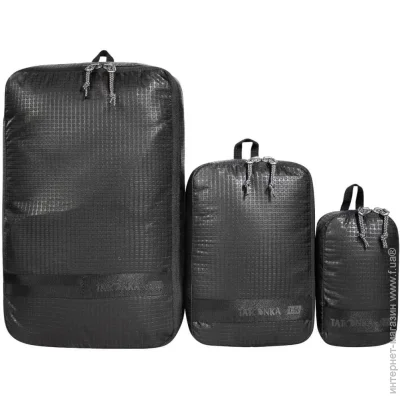  Tatonka Stuffsack Zip Set III     (Black) (TAT 3054.040)