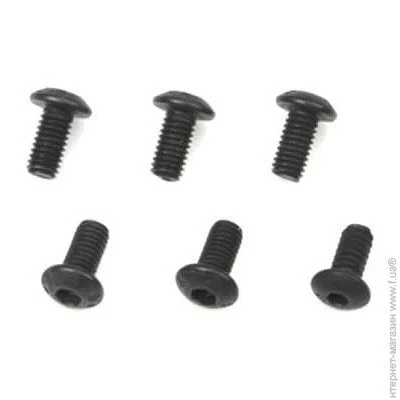    Team Magic Steel Button Head Screw 3x6, 6. (TM126306BU)