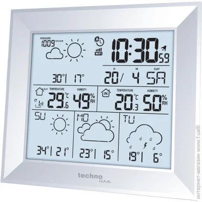   Technoline  Technoline DirektWetter WD2000 Silver (WD2000) - , , , 
