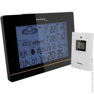  Technoline  Technoline WS6750 Black (WS6750) - , , 