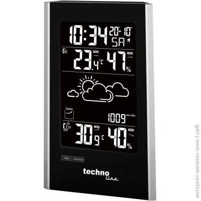   Technoline  Technoline  WS9060 Black Silver (47374)