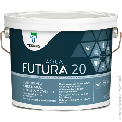 Teknos  Futura AQUA 20  1  2,7
