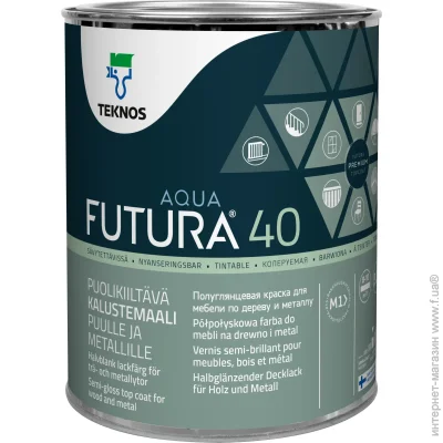 Teknos  Futura AQUA 40  1  0,9