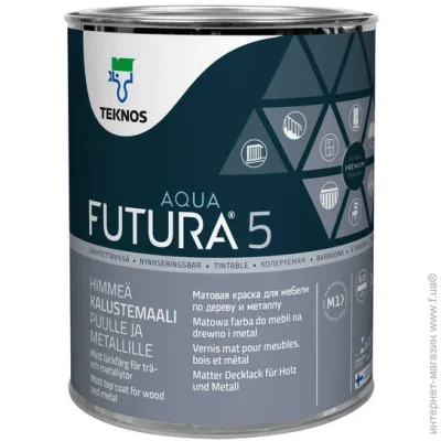  Teknos  FUTURA AQUA 5  3    0,9