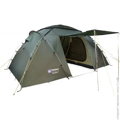 Кемпинговая палатка Terra Incognita Empressa 4 хаки Кемпинговая палатка Terra Incognita Empressa 4 хаки
