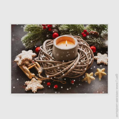 Terraplus Подставка для горячего Подарок+ свеча Разноцветный (2000990267023)(NY) Terraplus Подставка для горячего Подарок+ свеча Разноцветный (2000990267023)(NY)