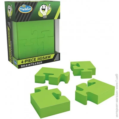  Thinkfun Pocket Brainteasers 4-Piece Jigsaw (76387)