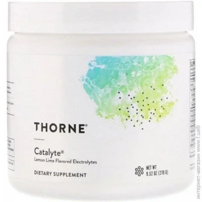 Thorne Research Catalyte 270 g /30 servings/ Lemon Lime (000011611)