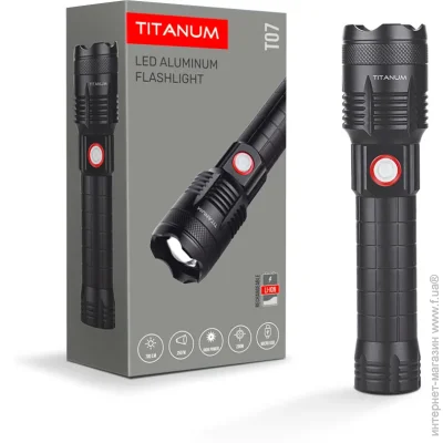 Світлодіодний ліхтарик TITANUM TLF-T07 700Lm 6500K чорний Світлодіодний ліхтарик TITANUM TLF-T07 700Lm 6500K чорний