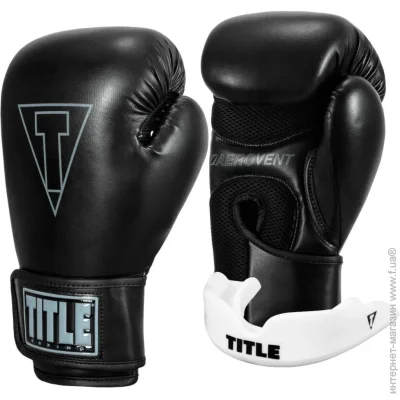 Title Boxing   Boxing Vegan Gloves VGFBG 16 oz BK/BK 16  (  )