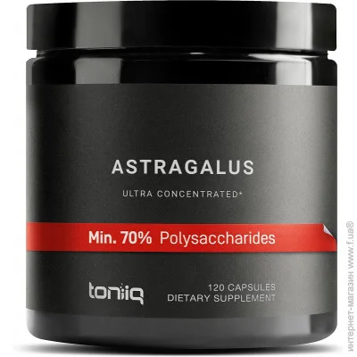 Спеціальна добавка Toniiq Високоактивна форма астрагалу Astragalus Ultra Concentrated 120 капсул Спеціальна добавка Toniiq Високоактивна форма астрагалу Astragalus Ultra Concentrated 120 капсул