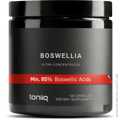 Специальная добавка Toniiq Высококонцентрированная форма босвеллии Ultra Concentrated Boswellia 120 капсул Специальная добавка Toniiq Высококонцентрированная форма босвеллии Ultra Concentrated Boswellia 120 капсул
