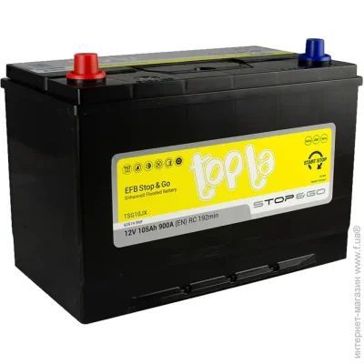   Topla EFB JIS 105 Ah/12V [+ -]