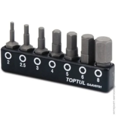  Toptul   1/4" Hex 7 . GAAV0701