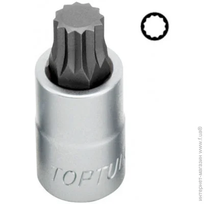  Toptul - SPLINE M8/L55  1/2" 1 . BCHA1608
