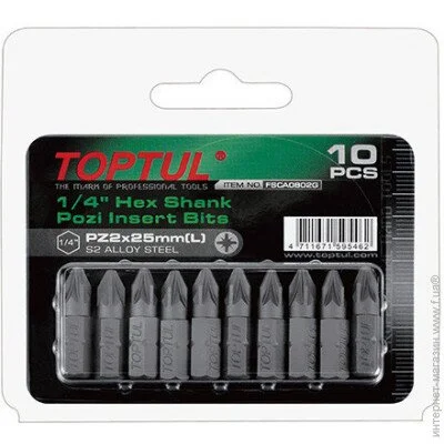     TOPTUL 1/4" L25 PZ1 10. FSCA0801G