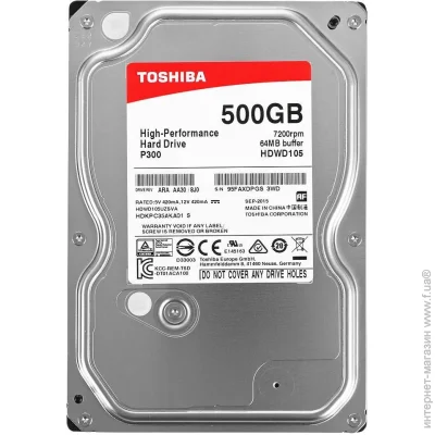   Toshiba P300 500 GB HDWD105UZSVA