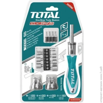        Total Tools TACSD30246 24.   (Slotted),  (Phillips),    (Pozidriv),  (Torx)