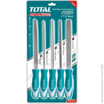 Напильник Total Tools THT918516 200мм, 5шт. Напильник Total Tools THT918516 200мм, 5шт.