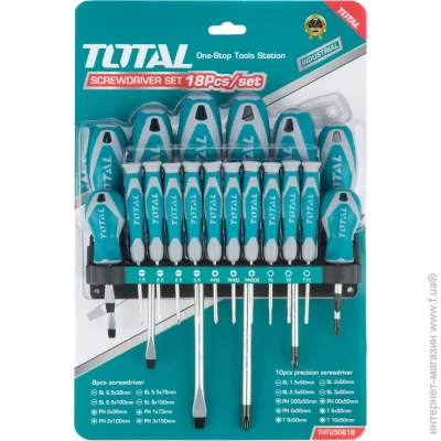     Total Tools   Total THT250618   (Torx),  (Phillips),  (Slotted)