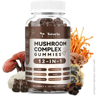   Totaria     - Mushroom Complex Gummies 60 