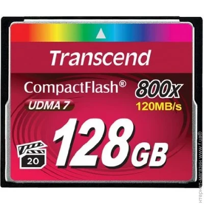  ' Transcend CompactFlash 128GB 800x (TS128GCF800)