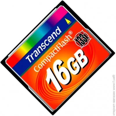  ' Transcend CompactFlash 16GB 133x (TS16GCF133)
